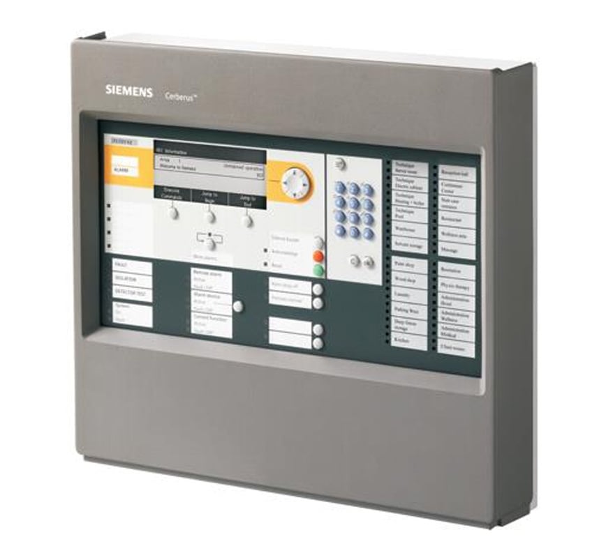 Siemens FC721-YZ Cerberus PRO 1 Loop Fire Panel in Eco Housing (c/w 24 Zone LEDs) (S54400-C32-A3) - JEM Systems UK