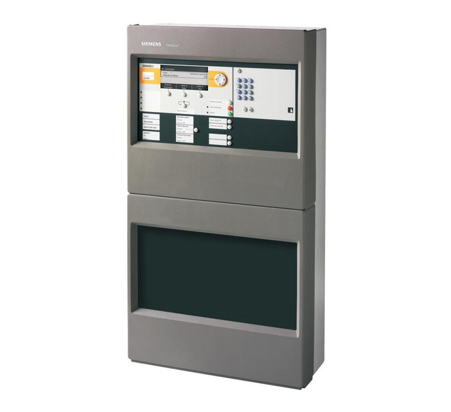 Siemens FC723-ZA-P Cerberus PRO 2 Loop Modular Fire Panel c/w 2 Card Cage Slots & 1.5A Power Loop Module (No Zonal LEDs) (S54433-C114-A1) - JEM Systems UK
