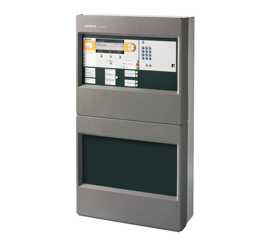 Siemens FC724-ZAG Cerberus PRO 4 Loop Fire Panel c/w 1.5A Power Loop Module & X200 Cloud Gateway (No Zonal LEDs) (S54400-C38-A1) - JEM Systems UK