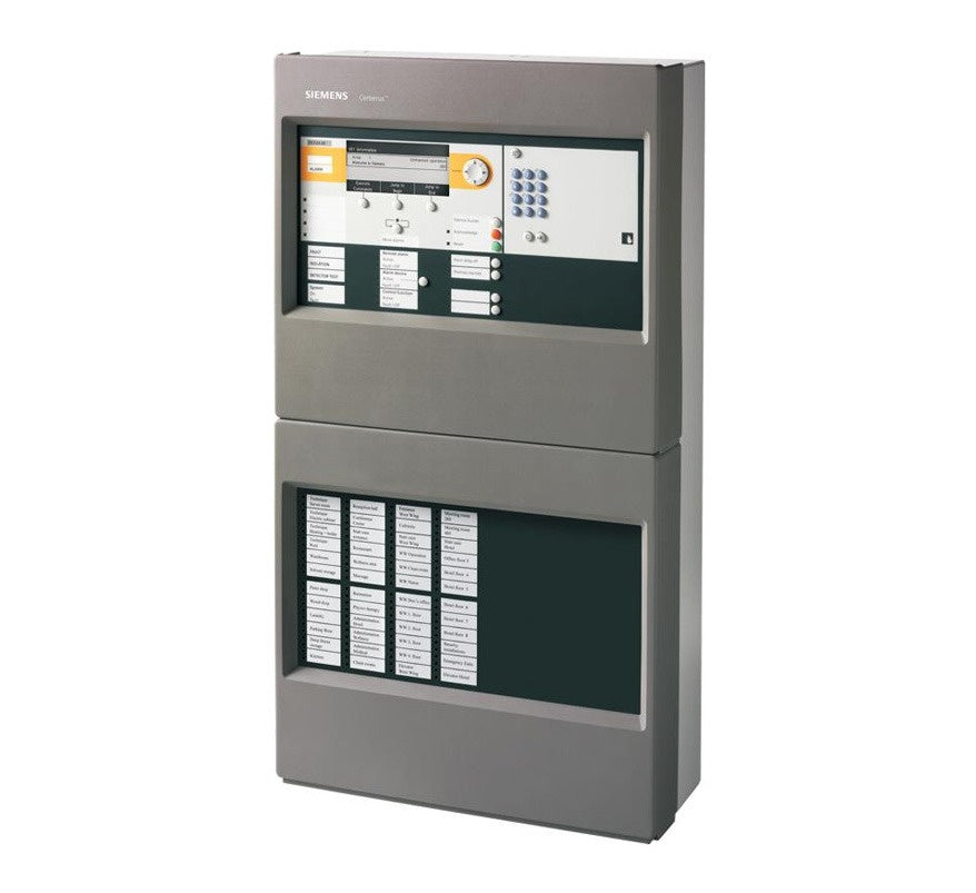 Siemens FC724-ZE-P Cerberus PRO 4 Loop Fire Panel c/w 1.5A Power Loop Module (48 Zonal LEDs) (S54433-C115-A2) - JEM Systems UK