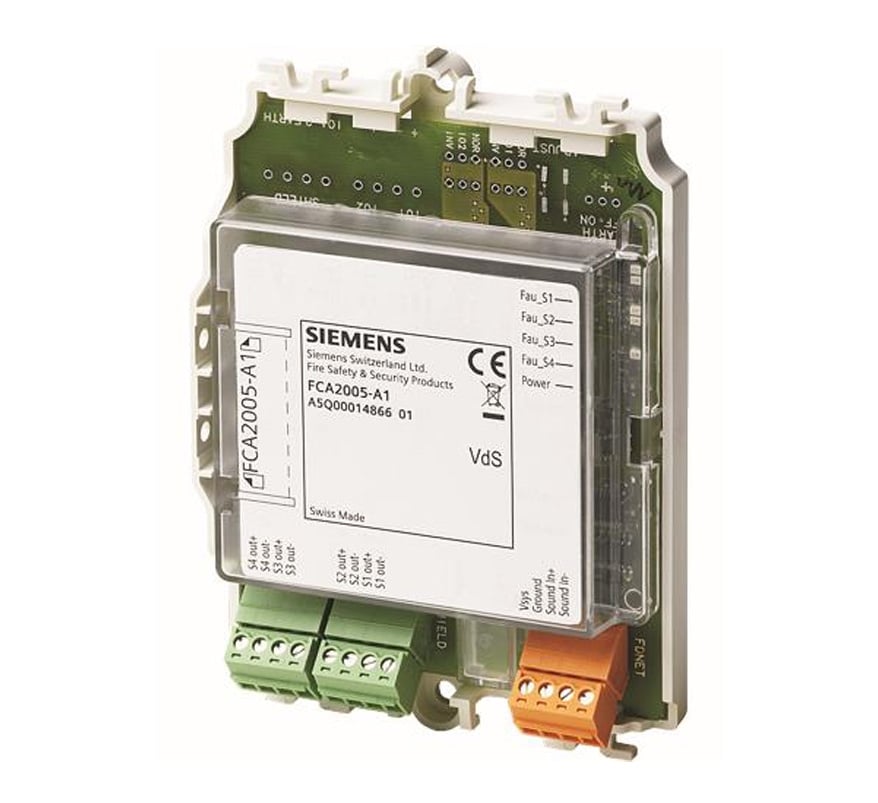 Siemens FCA2005-A1 Cerberus PRO Collective Sounder Module (A5Q00014866) - JEM Systems UK