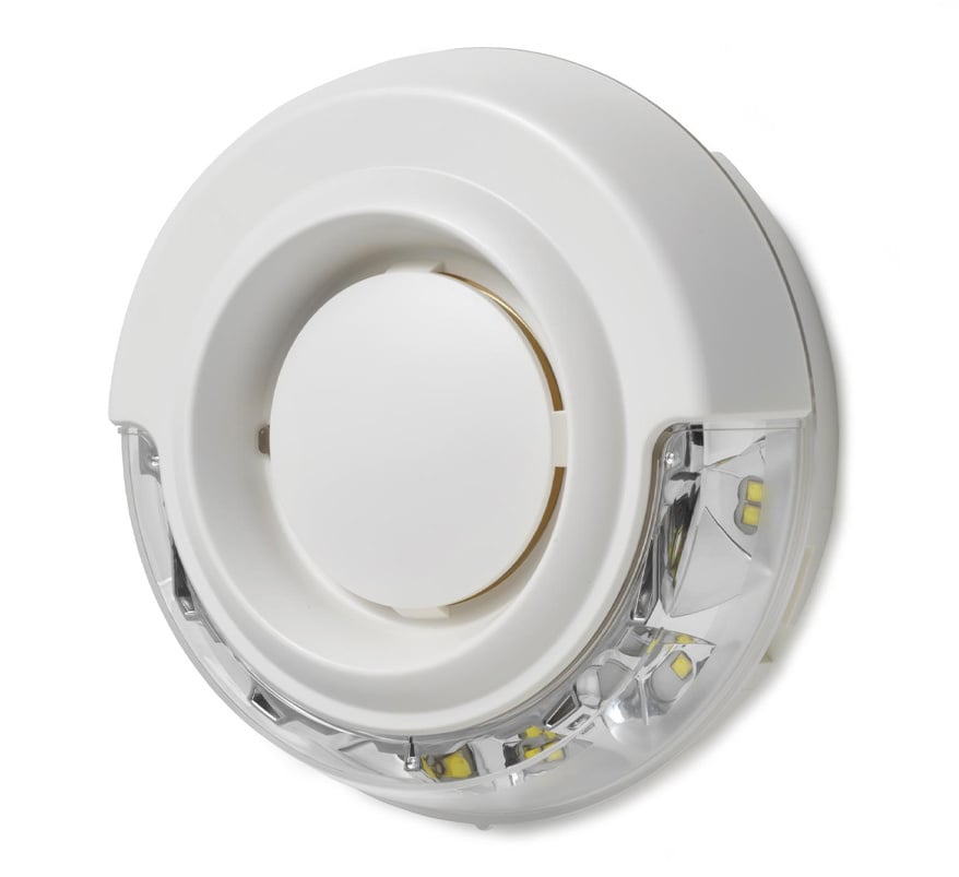 Siemens FDS227-WW Cerberus PRO Voice Sounder Beacon (White Housing, White LED) (No Base) (S54364-F12-A1) - JEM Systems UK