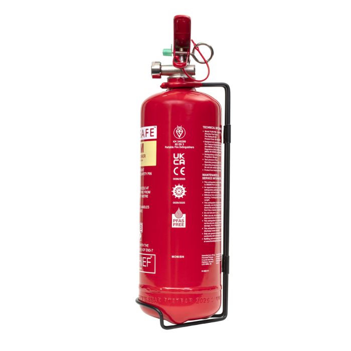 Firechief 2ltr PureSafe Fluorine Free Foam Extinguisher (FFF2) - JEM Systems UK
