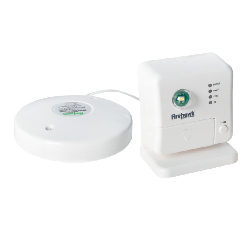 Firehawk RF-LINK Hard of Hearing Alarm Strobe and Vibrating Pad (FHN800HIA) - JEM Systems UK