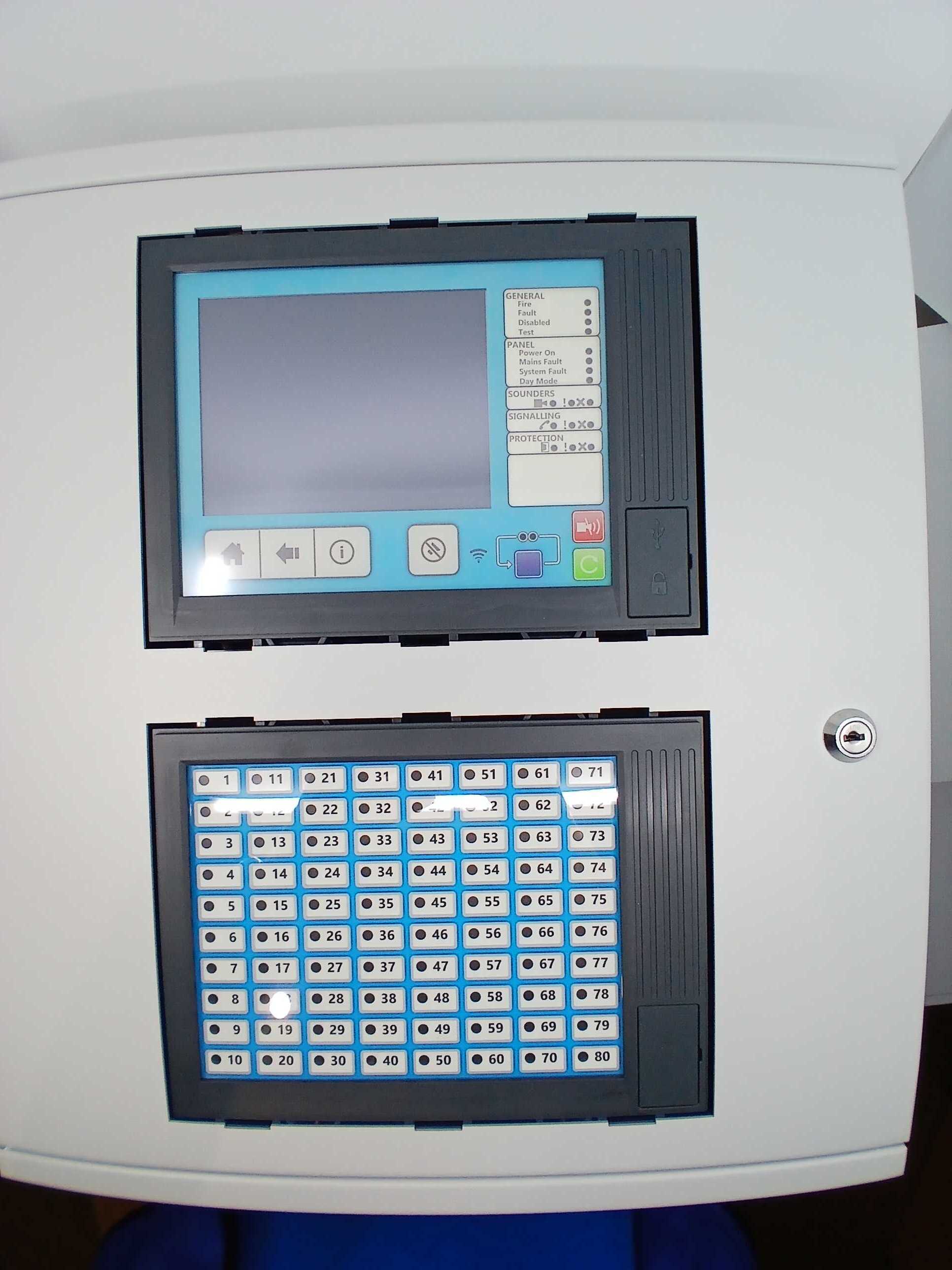 FireClass 557.200.951 FC708D 4-8 Loop Touchscreen Fire Alarm Control Panel - JEM Systems UK