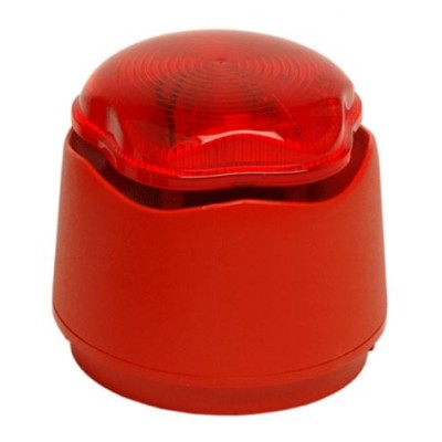 FireClass 576.501.063 Banshee Excel Lite - Red Sounder Red Xenon Beacon IP45 VID - JEM Systems UK