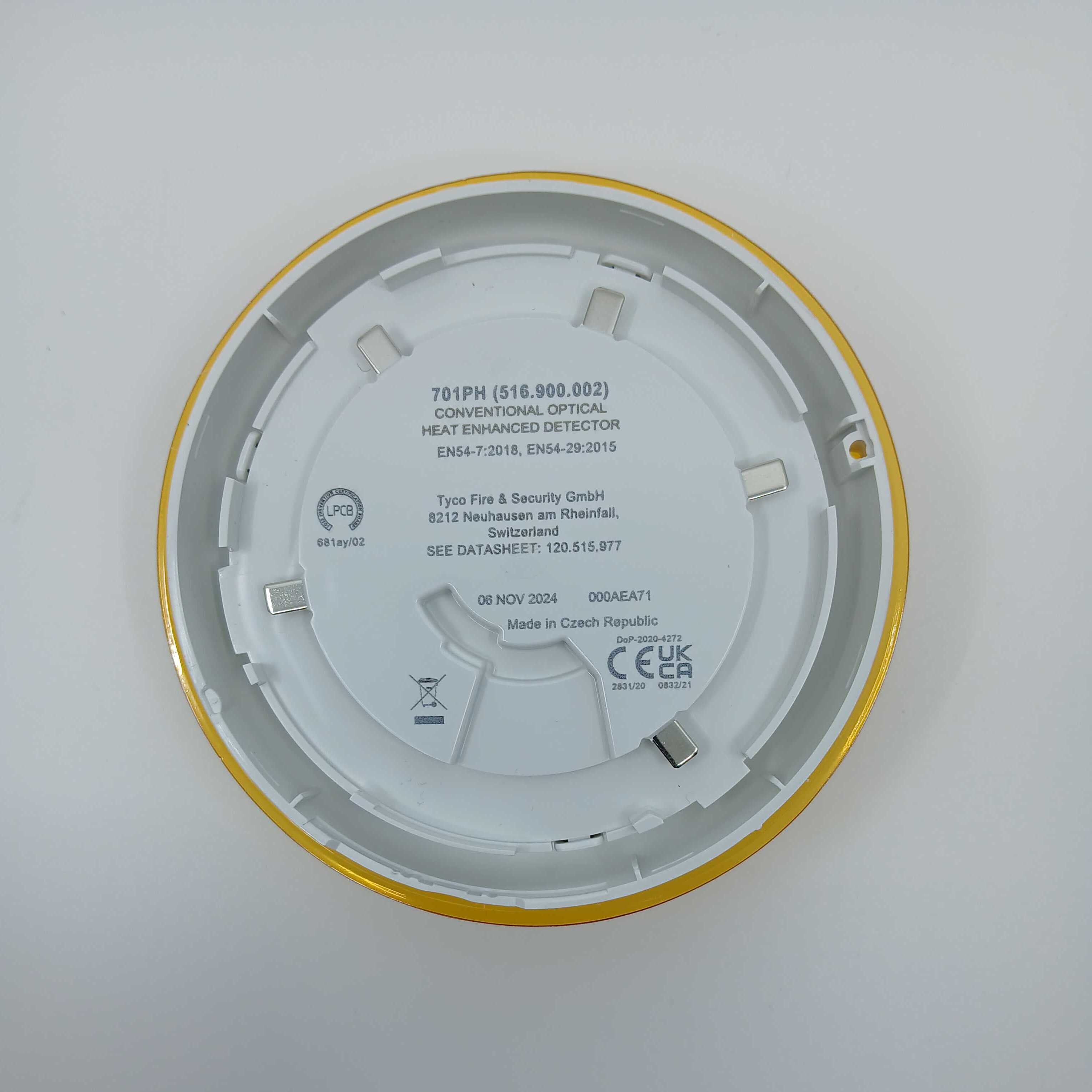 FireClass 516.900.002 701PH Conventional Optical Heat Detector