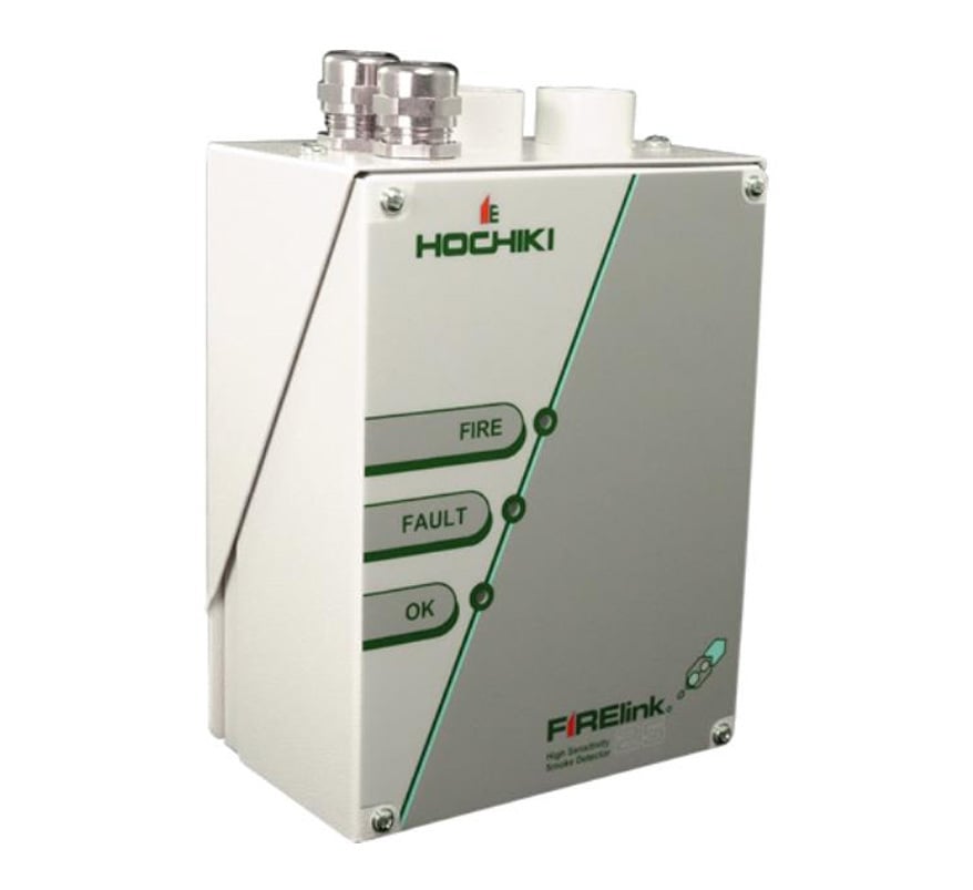 Hochiki FIRELINK-25 1 Pipe Aspirating Smoke Detector with Docking Station - JEM Systems UK