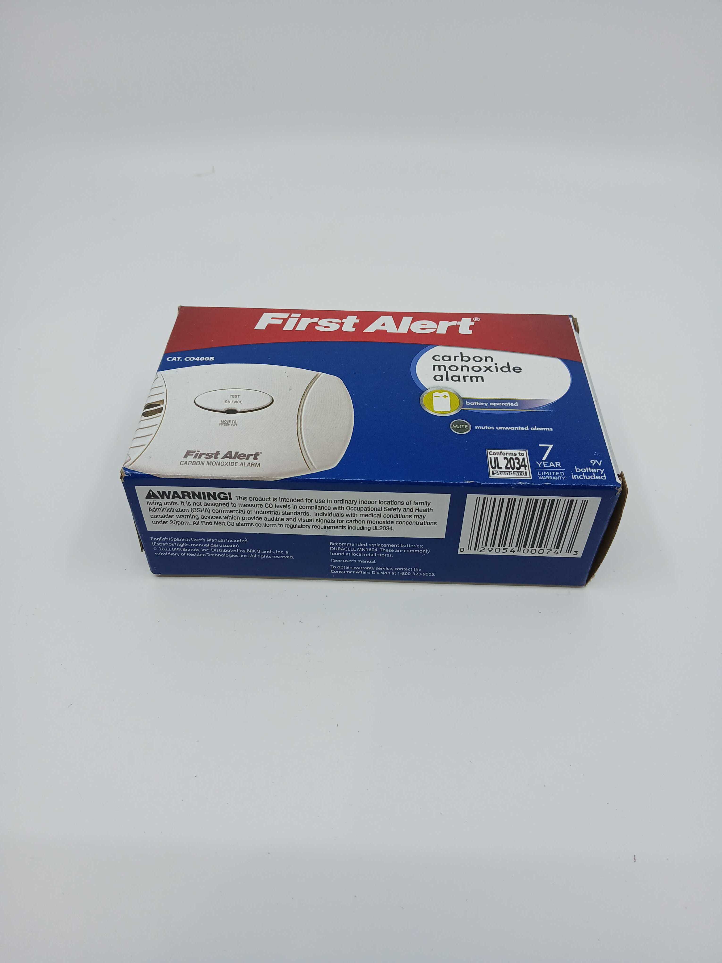 First Alert CO400 - JEM Systems UK