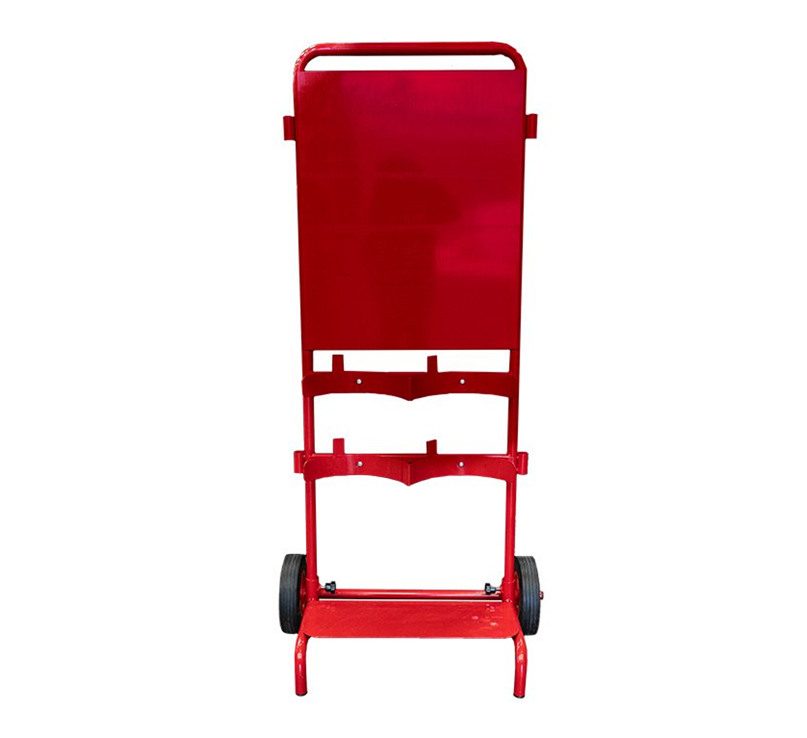 FMC Flat Pack Modular Double Fire Extinguisher Trolley (TF7) - JEM Systems UK