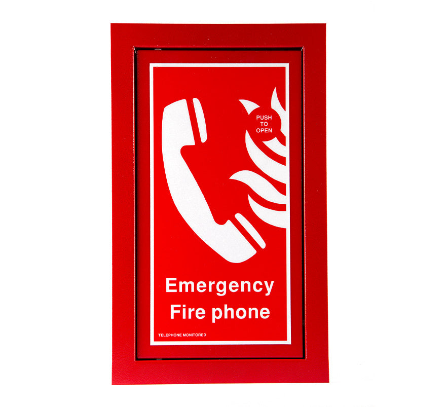 Cameo Type A Fire Telephone Outstation, Red, Flush Mount - Radial Wired (FTO/RFR) - JEM Systems UK