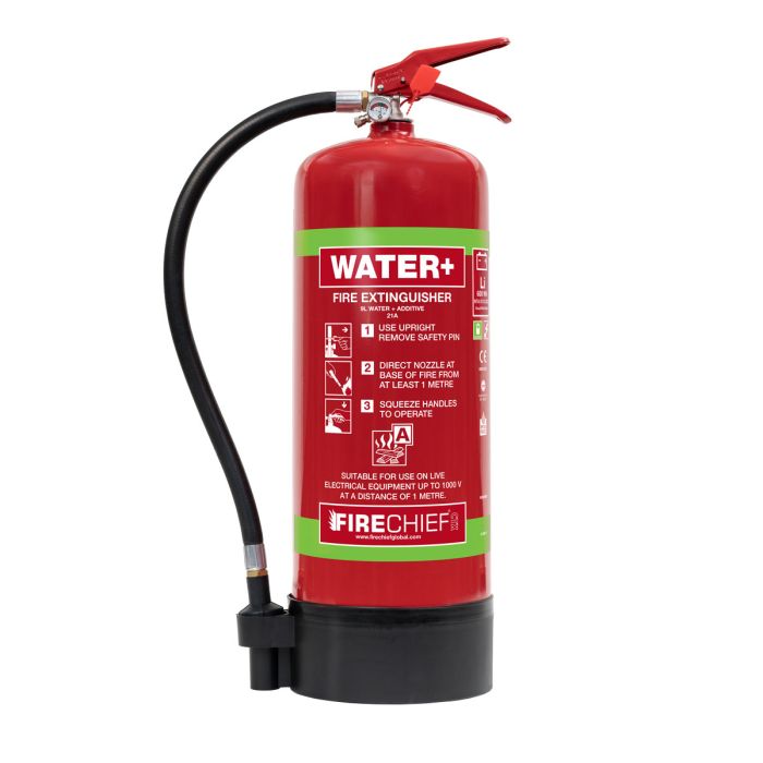 Firechief CTX 9L Water+ Additive Extinguisher (FWA9-L) - JEM Systems UK