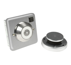 Geofire Decorative 24V Electromagnetic Fire Door Holder (Stainless Steel) (3-59-0301-M001)