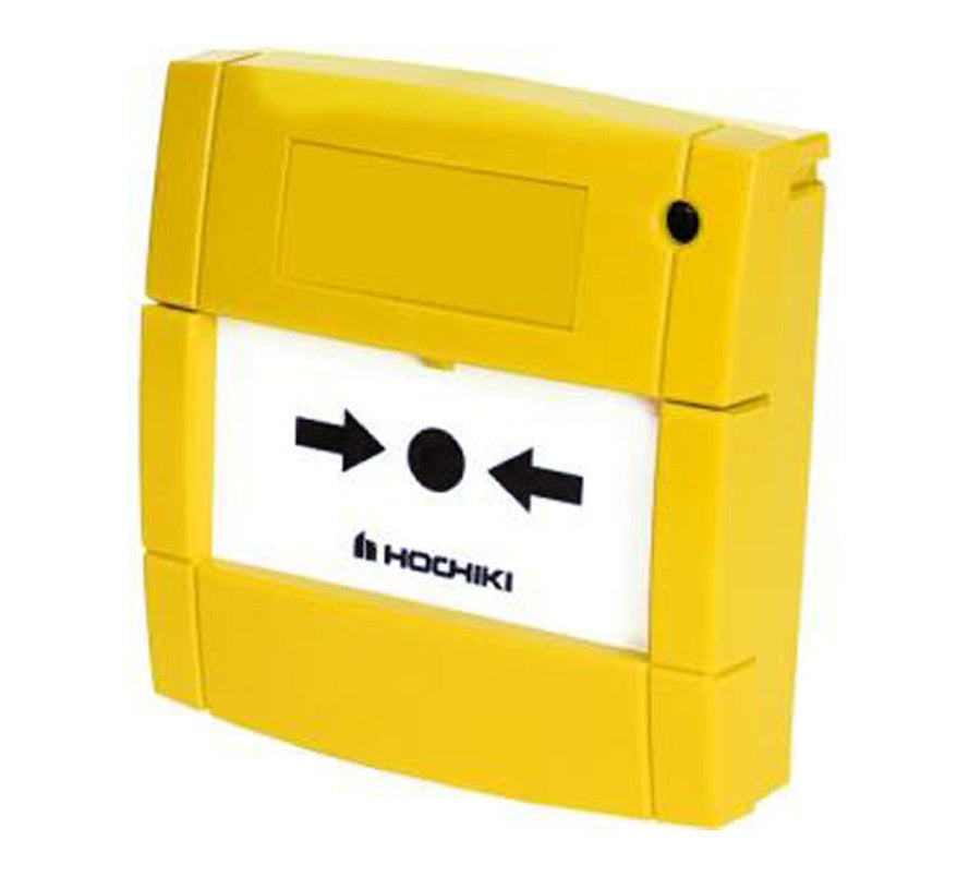 Hochiki HCP-E/Y(SCI) Addressable Call Point with SCI (Yellow) - JEM Systems UK