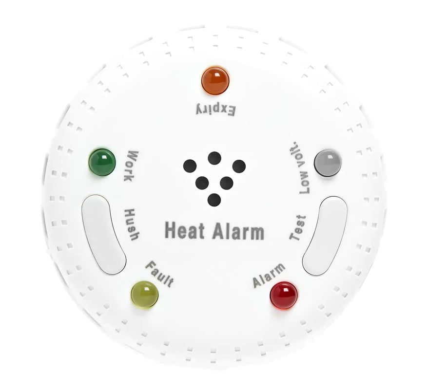 Hispec Battery Powered Heat Alarm (HSA/BH) - JEM Systems UK