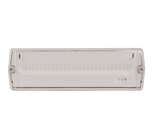 Hispec Emerald LED Emergency Bulkhead with Self-Test (HSEM/LED-ST)
