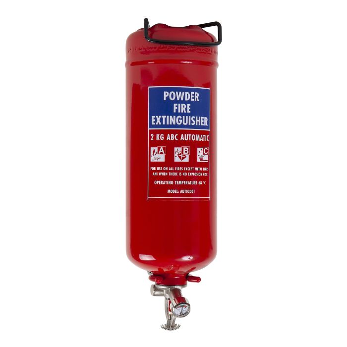 Firechief 2kg Dry Powder Automatic Extinguisher - Slimline (APS2/S) - JEM Systems UK