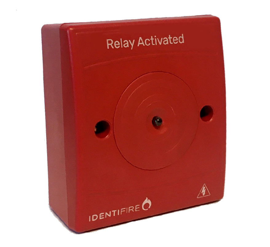 Vimpex Identifire Aux 24V Relay 5/8A, Red, Surface Mount (10-2710RSR-S) - JEM Systems UK