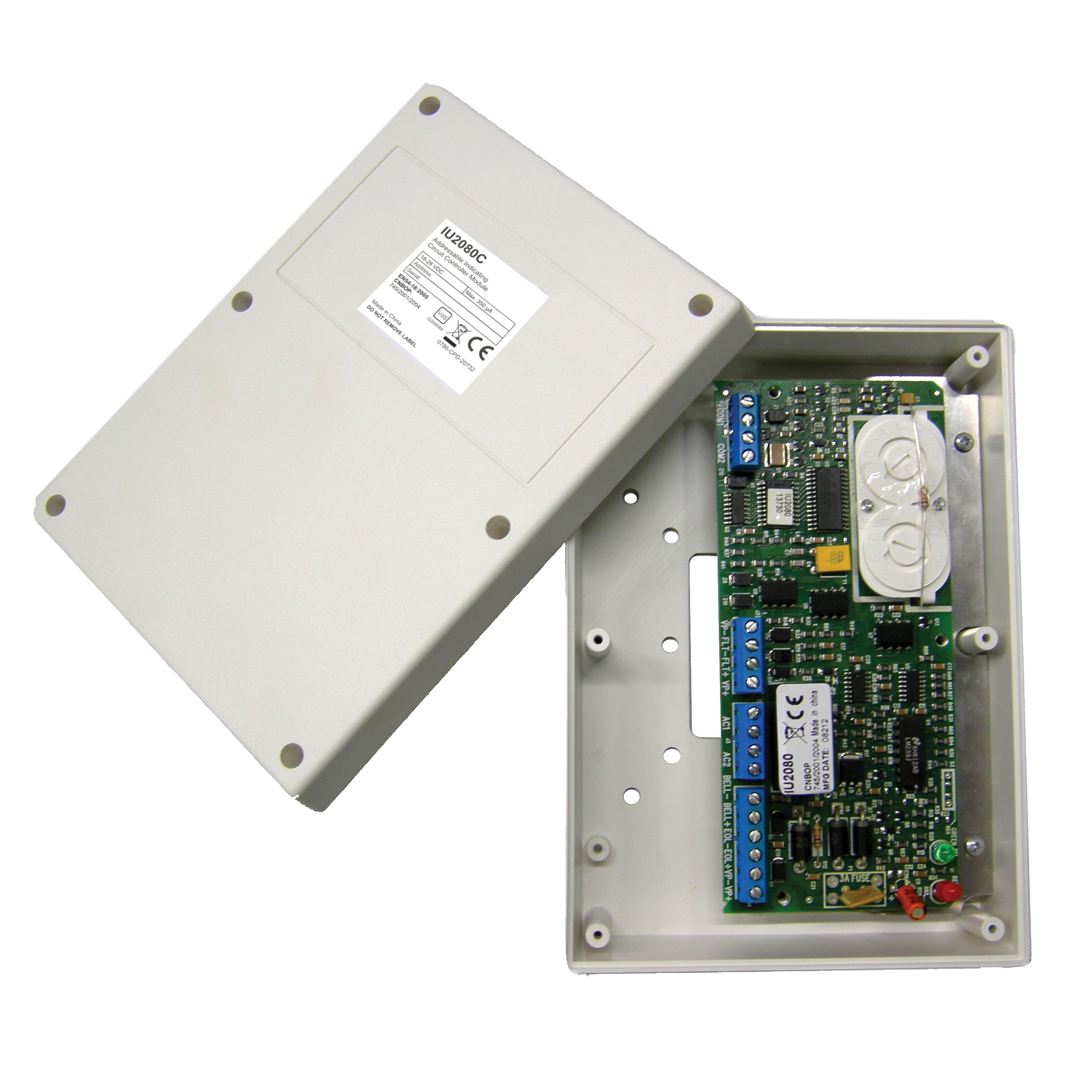 Aritech IU2080NC 2000 Series Sounder Module (including IO-2Box) - JEM Systems UK
