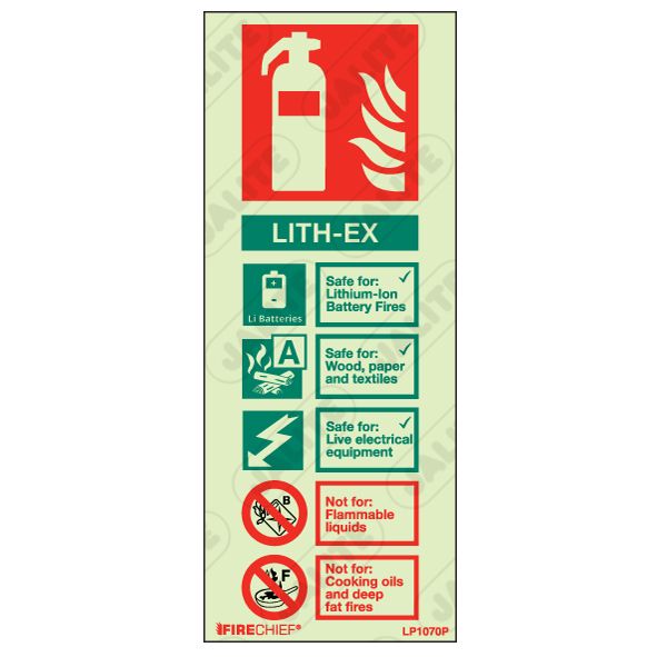 Firechief Sign LITH-EX Photolum (LP1070P)