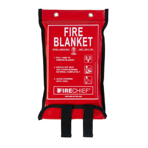 Firechief SVB2/K100-P 1.2 x 1.2m Fire Blanket, Soft Case