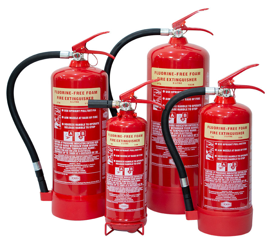 Jewel 2F3X 2 Litre Fluorine Free Foam Fire Extinguisher
