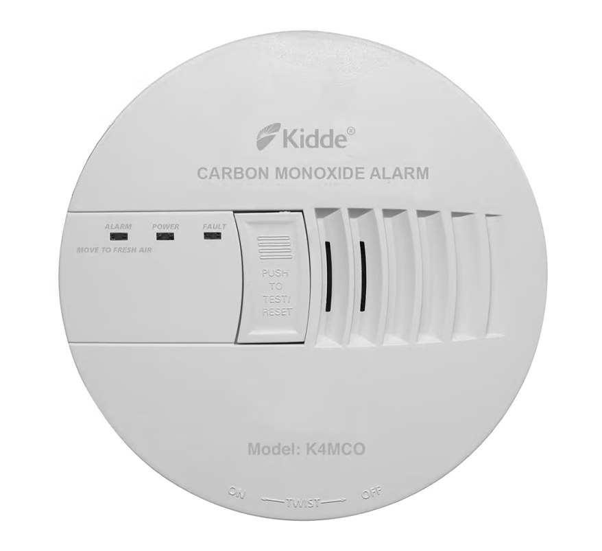 Kidde K4MCO Mains Powered Carbon Monoxide Alarm - JEM Systems UK