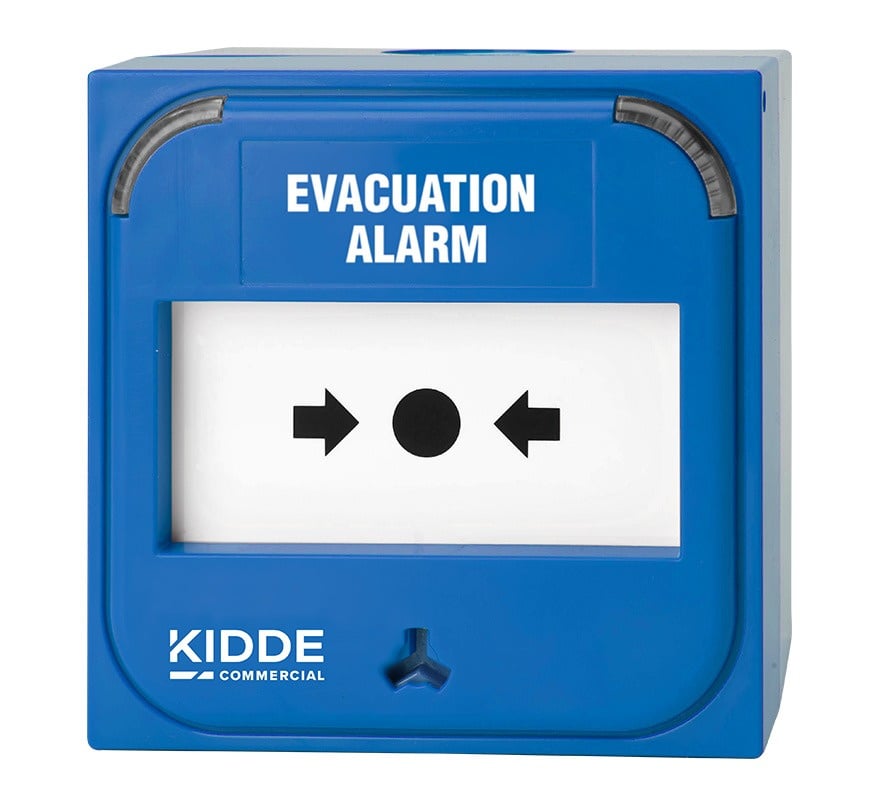 Kidde Intelligent Addressable Manual Call Point (Blue) (KE-DM3010US99) - JEM Systems UK