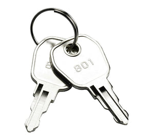 HAES Spare 801 Key for Panel Door Lock (Set of 2) (KEY801)