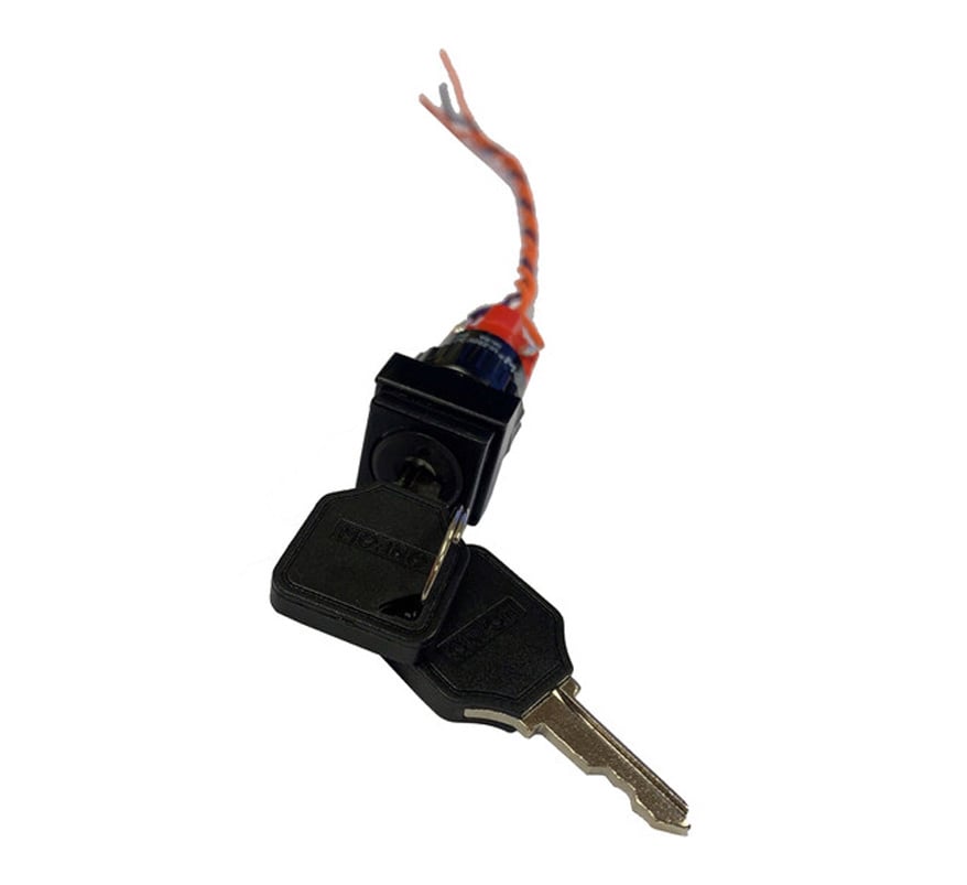 Zeta Controls Enable Keyswitch Assembly + Keys for Simplicity, Quatro & Premier SX Panels (KEYSW/PLASTIC) - JEM Systems UK