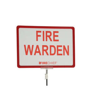 Firechief Telescopic Fire Warden Sign (TFW1/Red)