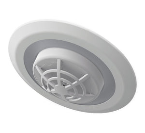 Lumi-Plugin 4000K IP20 Fire Rated LED Downlight with Radio-Interlink Heat Alarm (Cool White) (LP110WH4KMBWHA)