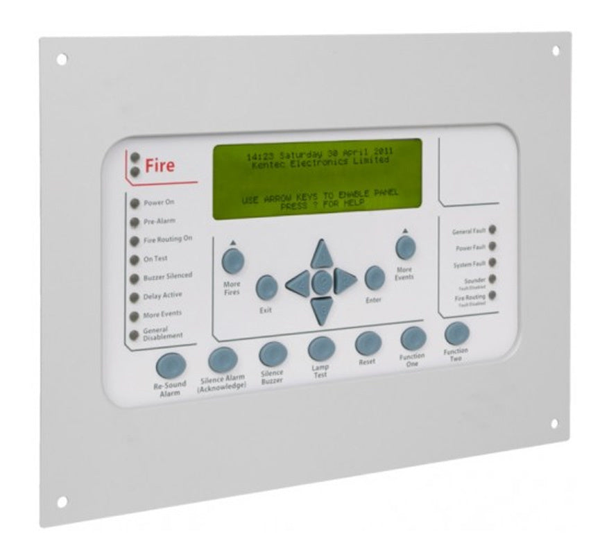 Kentec Syncro View Marine Approved Repeater without Keyswitch (24v Flat Plate Fascia) (MK67000AM1) - JEM Systems UK