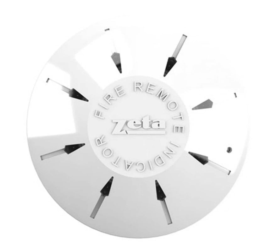 Zeta Fyreye MKII Addressable Ceiling Mounted Remote Indicator (requires MKII-CB) (MKII-ARL/C) - JEM Systems UK