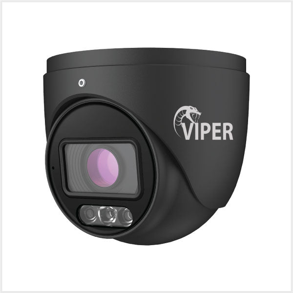 6MP Motorised Smart Dual-Illumination Turret Camera with People & Vehicle Detection (Grey Housing)
