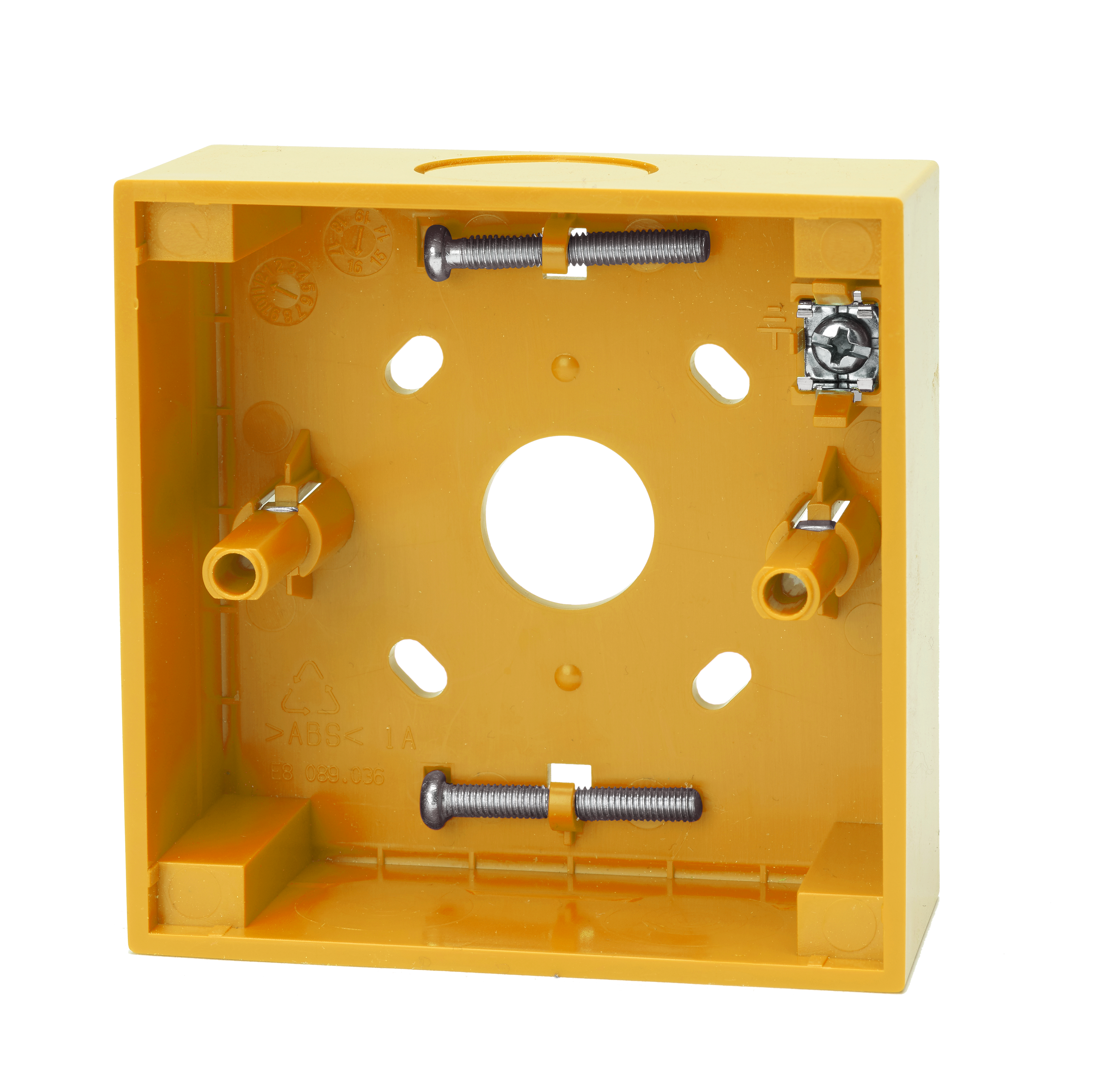 Ziton N-MC-BB-Y Surface Mount Back Box - YELLOW