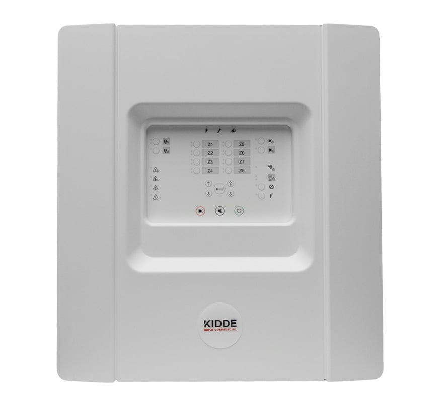 Kidde 8 Zone Conventional Fire Alarm Control Panel (NC-PF8) - JEM Systems UK