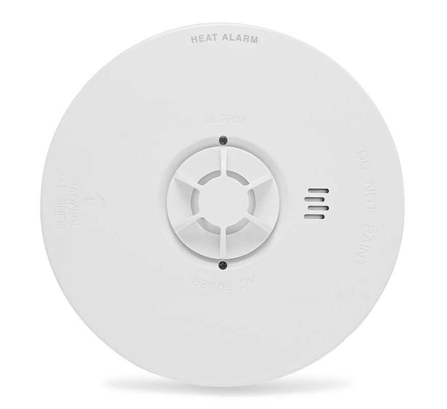 Hispec PULSE Mains Powered Heat Alarm with 10 Year Lithium Backup Battery (HSSA/HE/10) - JEM Systems UK