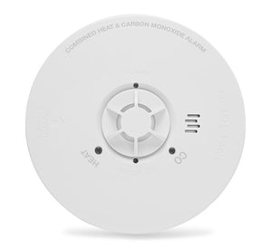 Hispec PULSE Mains Powered Heat & Carbon Monoxide Alarm with 10 Year Lithium Backup Battery (HSSA/HCO/10)