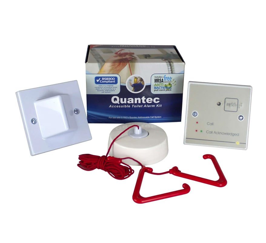 C-TEC Quantec Accessible Disabled Persons Toilet Alarm Kit - Addressable (QT951) - JEM Systems UK