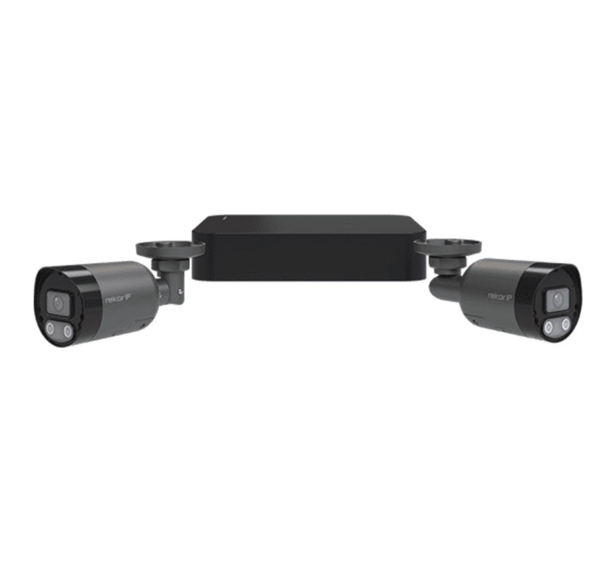 ESP Rekor IP PoE 2MP 4-Channel 2 Bullet Camera Kit 1TB Grey (RC24KB2G) - JEM Systems UK