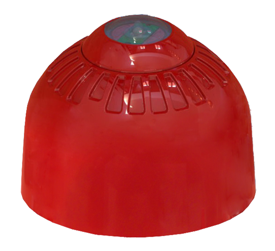 EMS FireCell Red Ceiling Mounted VAD (Head Only) (FC-323-CA2) - JEM Systems UK