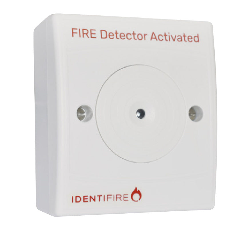Vimpex Identifire White Remote Indicator Unit, Surface Mount, Red LED (10-2011WSR-S)