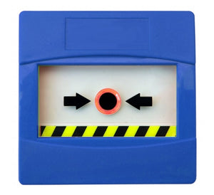 Vimpex Sycall Reset Glow Manual Call Point - Blue (SY-BD01)