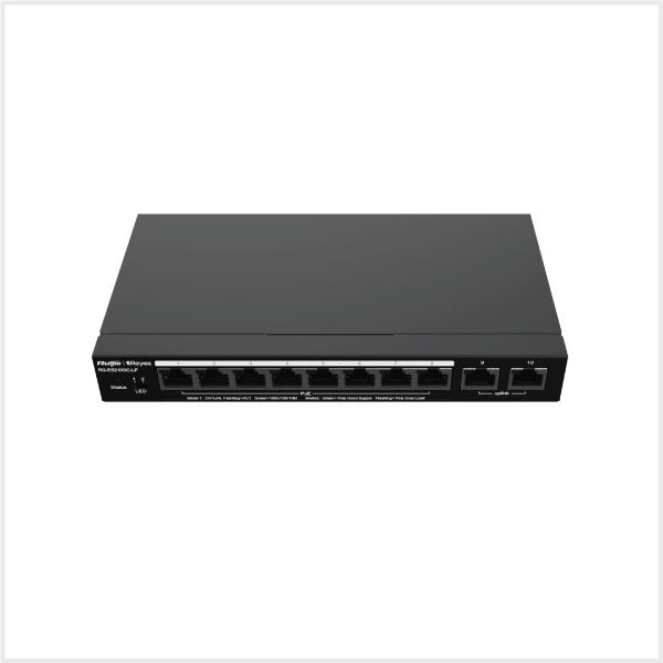 10-Port Gigabit Smart PoE Cloud-Managed Switch