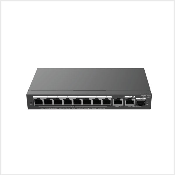 10-Port Gigabit Smart PoE Cloud-Managed Switch
