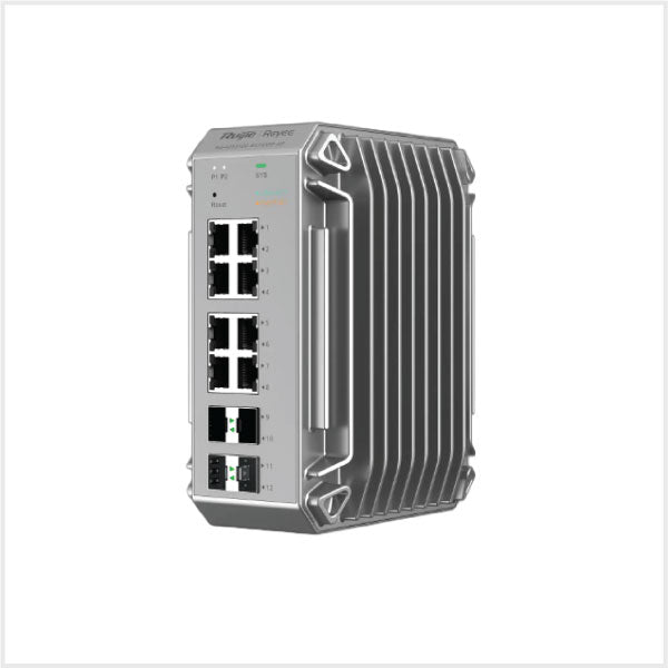 8-Port Gigabit / 4-SFP Layer 2 Industrial Managed Switch