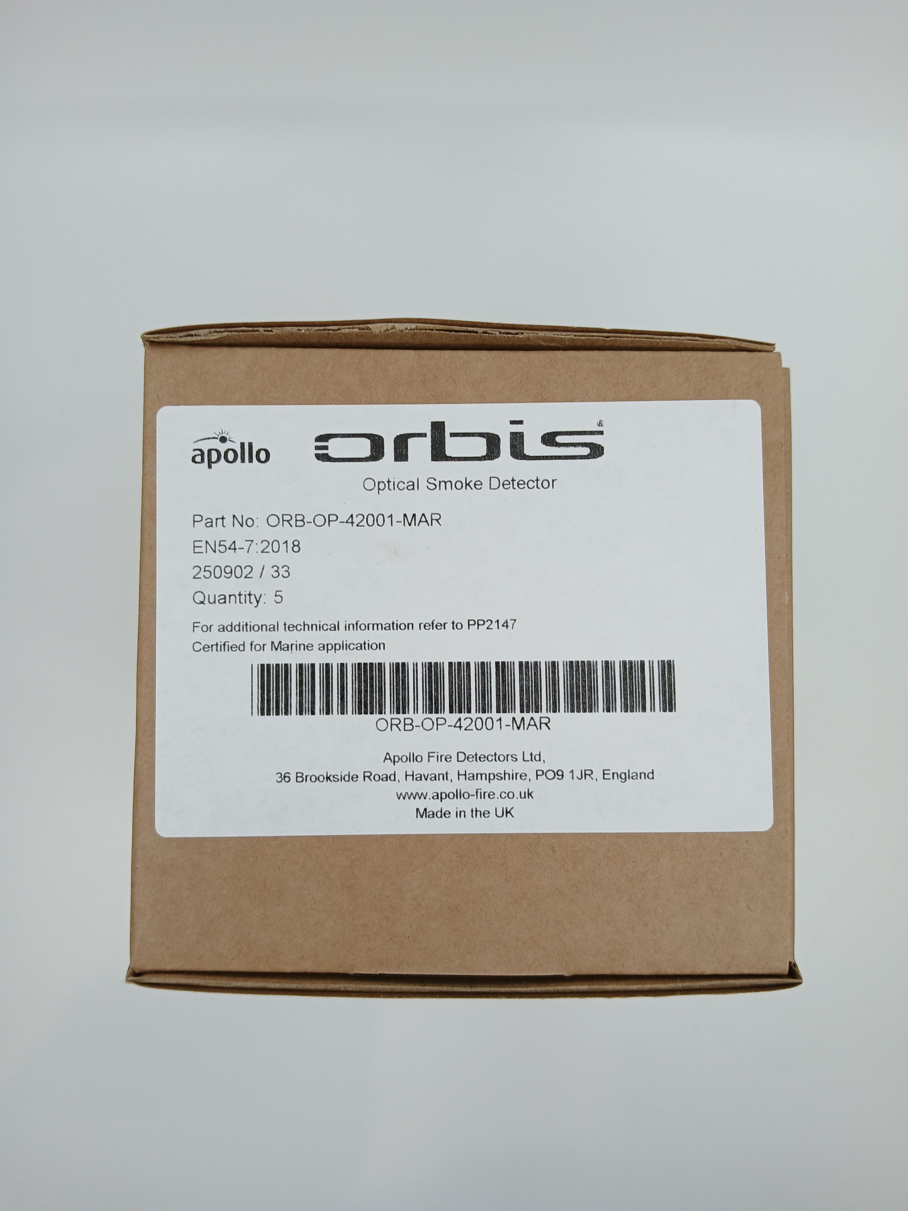 Apollo ORB-OP-42001-MAR Orbis Marine Optical Smoke Detector