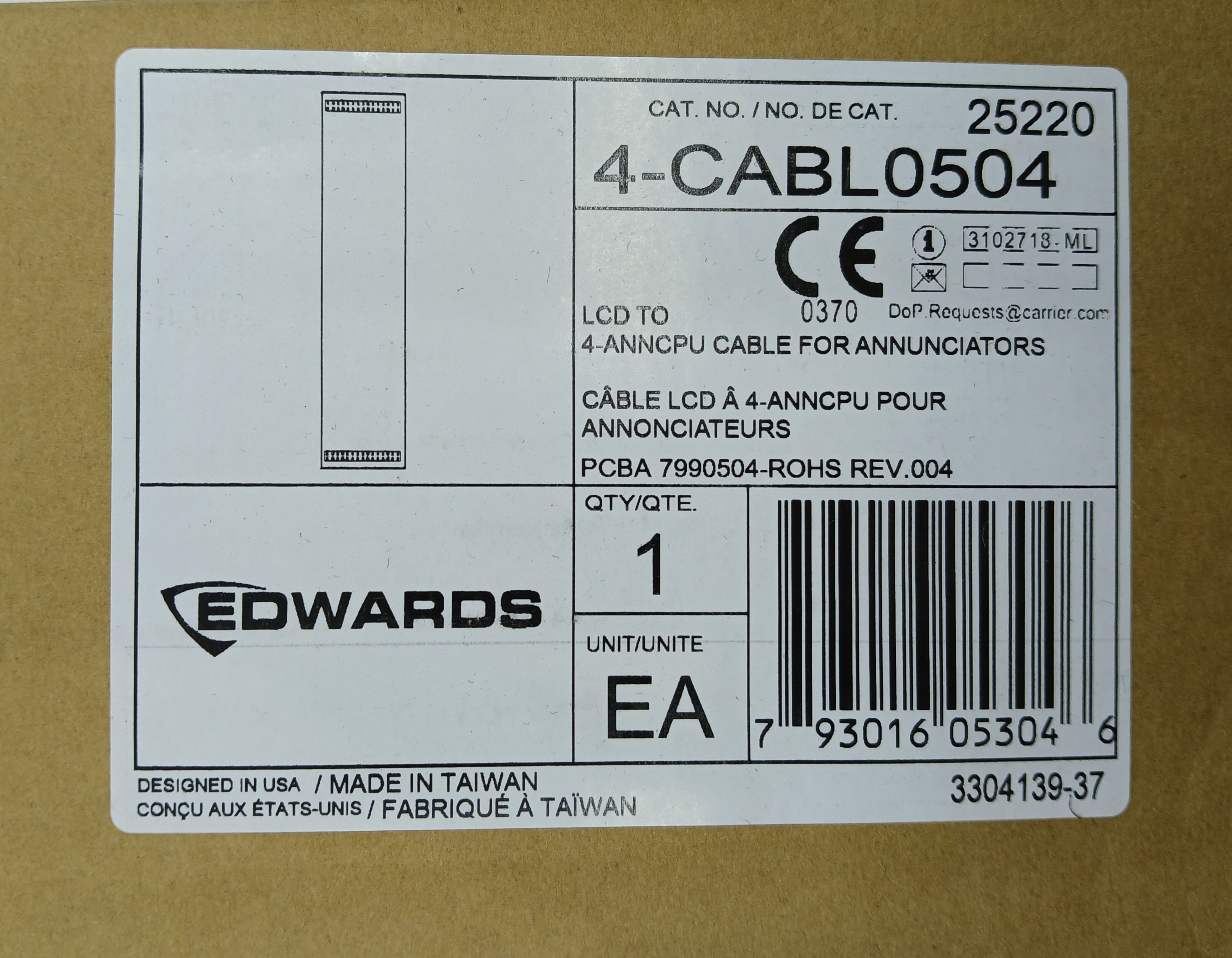 Edwards 4-CABL0504 - JEM Systems UK