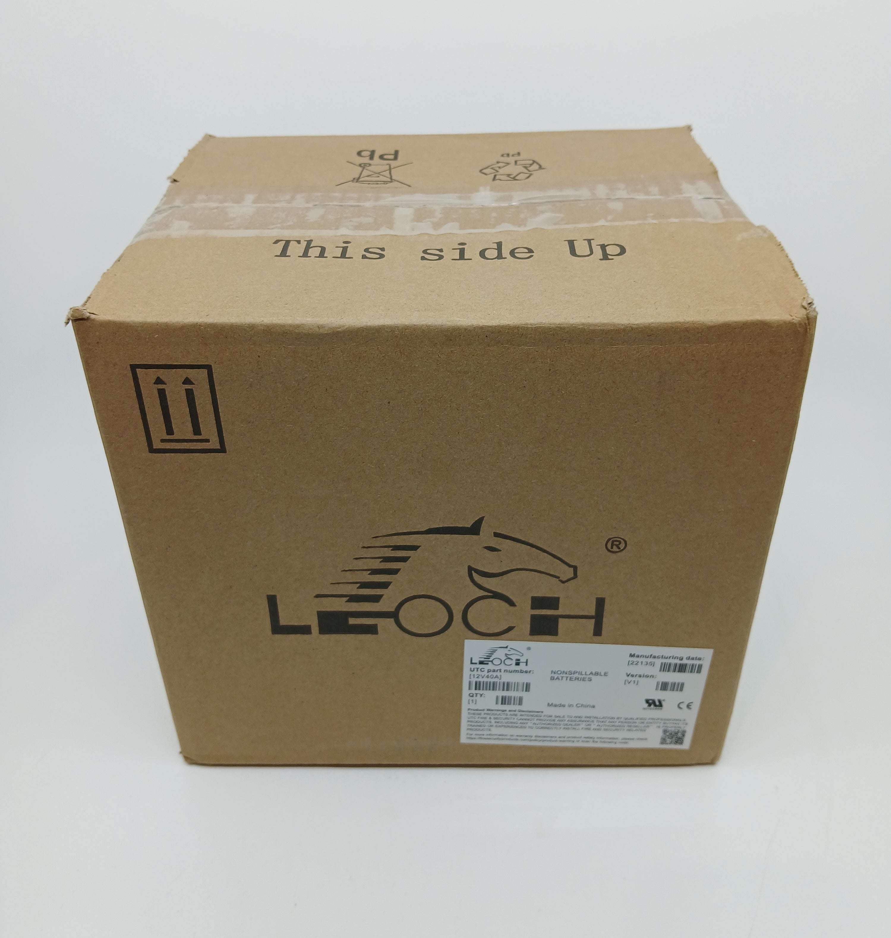 Edwards 12V40A Fire Alarm 12V 40Ah Backup Battery - JEM Systems UK